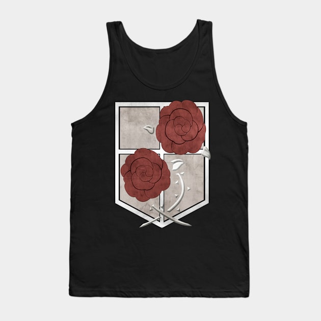 Attack On Titan: Garrison Logo Tank Top by Rebellion10